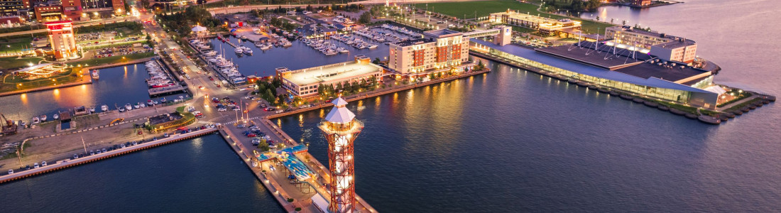 Bayfront Aerial at Sunset given with permission from photog Patrick Grab resize v2