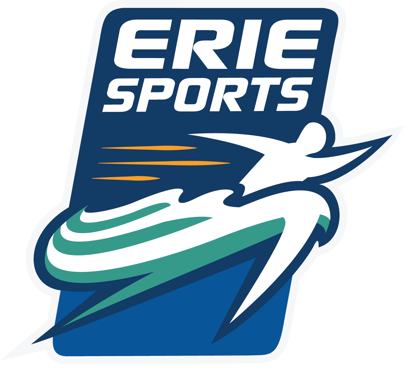 VisitErie ESC Logo white type