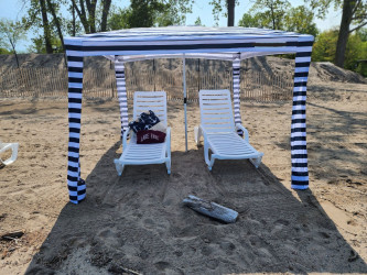 Presque Isle Beach Bums set up resize