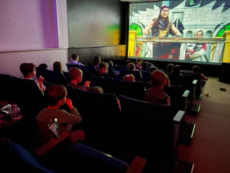 erie movie house screen photo