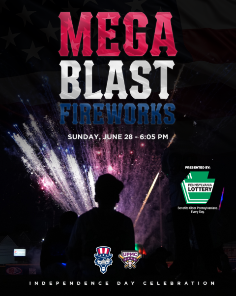 Erie SeaWolves vs Binghamton Rumble Ponies: MEGA BLAST Firework Show