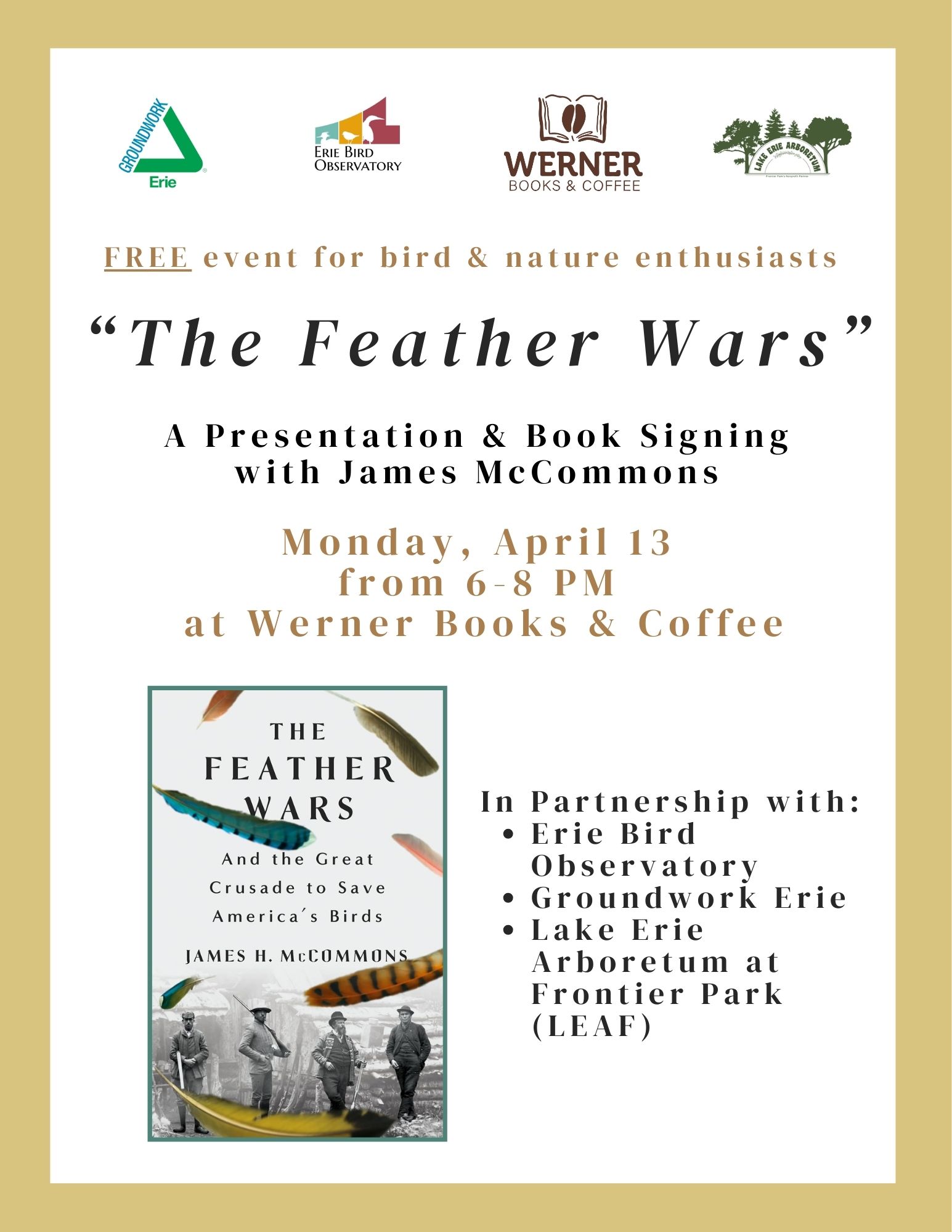 The Feather Wars Presentation and Book Signing 