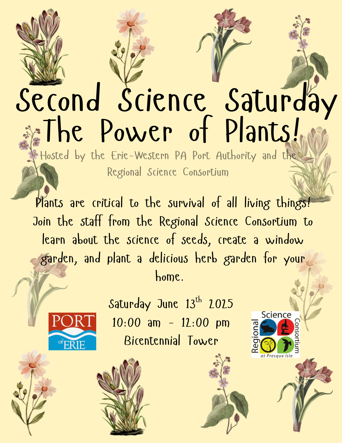 Second Science Saturday: The Power of Plants